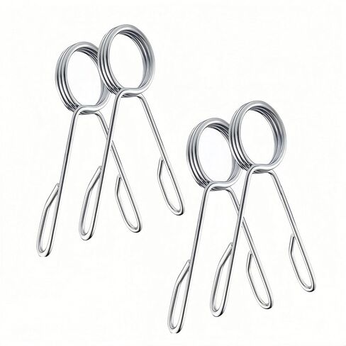 4 قطع من مشابك الأثقال الأولمبية مقاس 5 سم، مشابك ياقة زنبركية من الفولاذ عالي التحمل، مشابك لقضيب وزن الدمبل لصالة الألعاب الرياضية المنزلية ورفع الأثقال وتدريبات القوة in Kuwait