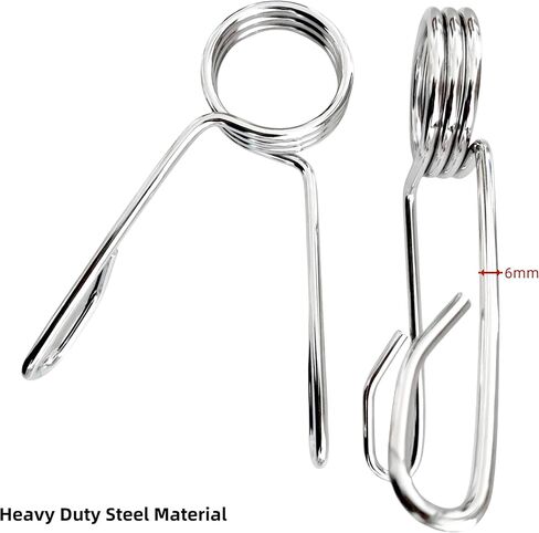 4 قطع من مشابك الأثقال الأولمبية مقاس 5 سم، مشابك ياقة زنبركية من الفولاذ عالي التحمل، مشابك لقضيب وزن الدمبل لصالة الألعاب الرياضية المنزلية ورفع الأثقال وتدريبات القوة in Kuwait