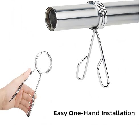 4 قطع من مشابك الأثقال الأولمبية مقاس 5 سم، مشابك ياقة زنبركية من الفولاذ عالي التحمل، مشابك لقضيب وزن الدمبل لصالة الألعاب الرياضية المنزلية ورفع الأثقال وتدريبات القوة in Kuwait