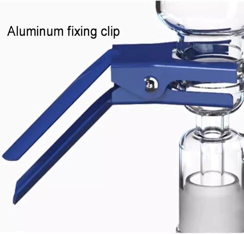 Vacuum Filter Flask Set, Borosilicate Glass Filtration Apparatus with Funnel, Bolt Neck and Tubulation for Filtering Solutions and Liquids, 1000Ml in Saudi Arabia