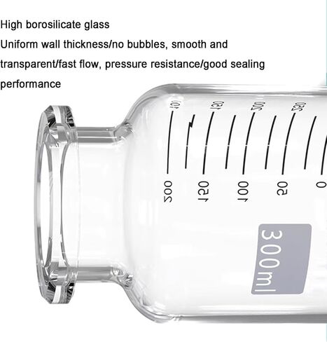 COYEUX 1000Ml Filter Bottle Vacuum Filter Flask Set, Borosilicate Glass Filtration Apparatus, Bolt Neck with Tubulation, with 300 Ml Funnel, for Filter Solutions, Oils, Liquids in Kuwait