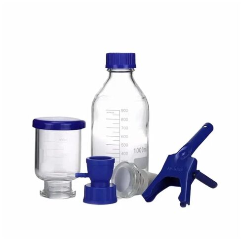 Solvent Filtration Apparatus Set 1000mL Glass Sand Core Vacuum Filter Unit Device Filter Cup 300mL GL45 Screw Receive Bottle 1L in Saudi Arabia
