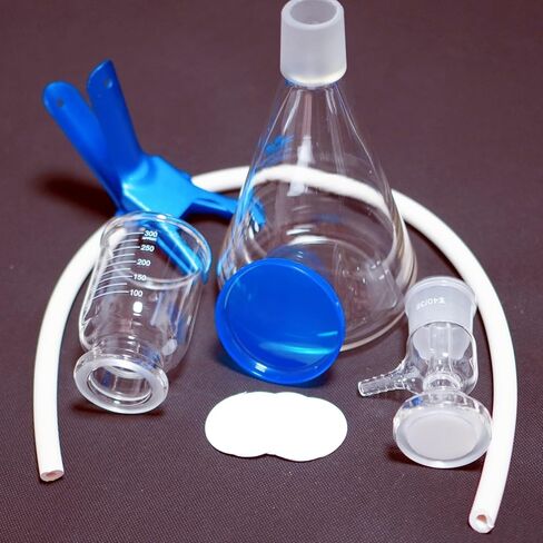 1000 ml Lab Glass Vacuum Sand core Filter kit Filtering Set for Solvent (1000 ml) in Saudi Arabia