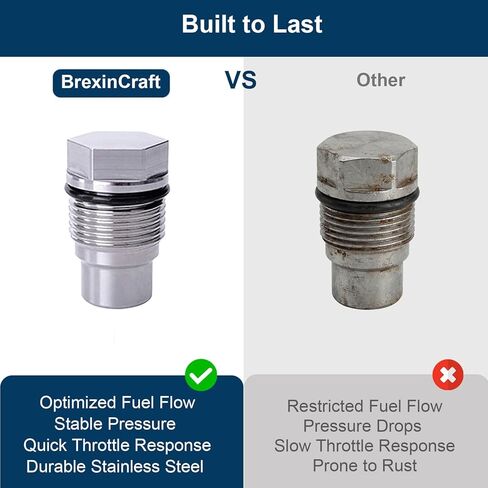 قابس صمام سكة الوقود البديل مع حلقة فيتون O، صمام تخفيف الوقود عالي الضغط لدوراماكس 6.6 لتر و6.7 كمون ديزل in Kuwait
