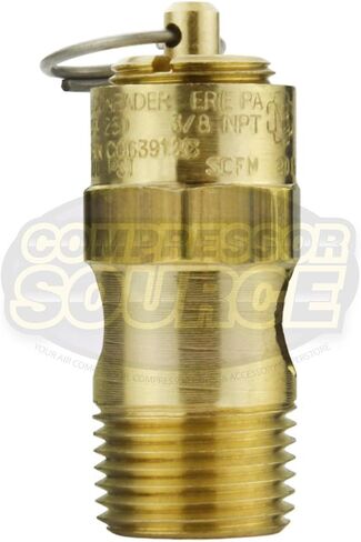 جديد 3/8 "ASME صمام تنفيس الأمان النحاسي 150 رطل لكل بوصة مربعة أمريكي الهواء المضغوط 3/8 صمام منبثق in Kuwait