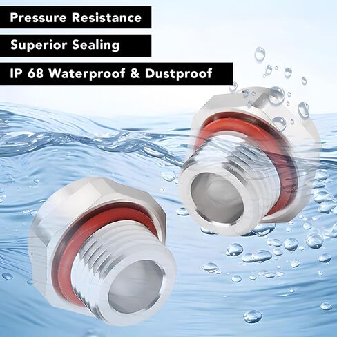 1/4 NPT Stainless Steel Waterproof Breather Valve – Pressure Relief & Ventilation for Hydraulic/Pneumatic Systems, Industrial Enclosures | Dustproof, Rustproof in Kuwait