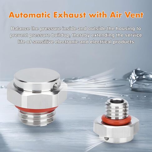 1/4 NPT Stainless Steel Waterproof Breather Valve – Pressure Relief & Ventilation for Hydraulic/Pneumatic Systems, Industrial Enclosures | Dustproof, Rustproof in Kuwait