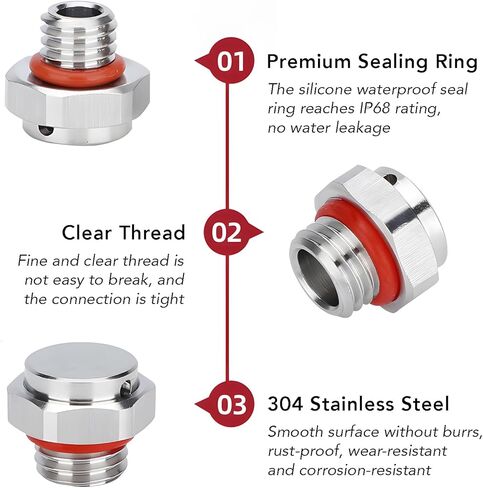 1/4 NPT Stainless Steel Waterproof Breather Valve – Pressure Relief & Ventilation for Hydraulic/Pneumatic Systems, Industrial Enclosures | Dustproof, Rustproof in Kuwait