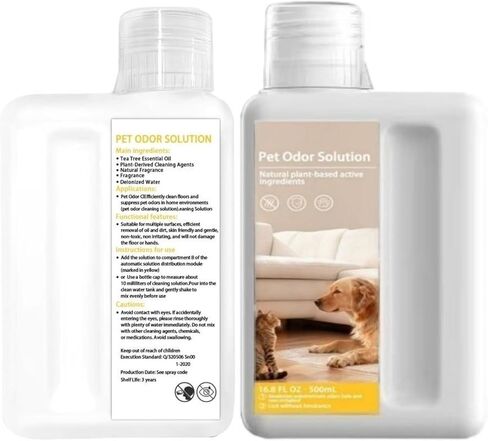 محلول رائحة الحيوانات الأليفة، 16.9 أونصة. متوافق مع ILIFE A30 Pro / V2 / A12 Pro / X3 / V8s / V5s Plus / V5 Plus / V5 Pro (1 قطعة) in Kuwait