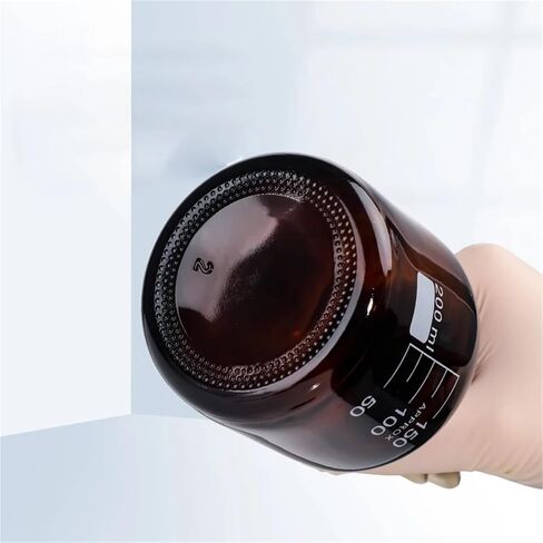 200 مل براون الفم طحن سدادة الزجاج زجاجة مادة السيليكات زجاجة أخذ العينات in Kuwait