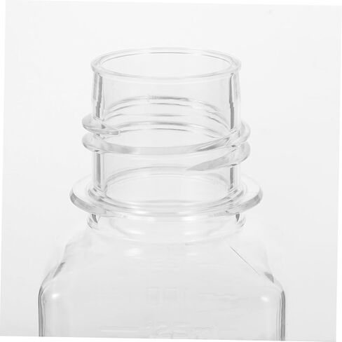 2 قطعة زجاجات المصل البلاستيكية قوارير ضيقة الفم للاستخدام المختبري ختم زجاجات عينات من التسرب تصميم للتخزين الآمن in Kuwait