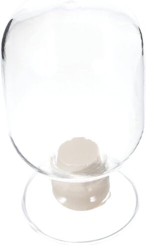 Garneck Glass Match Holder Round Storage Bottle Glass Display Bottle for Specimens for Laboratory Use Versatile Storage Solution in Kuwait