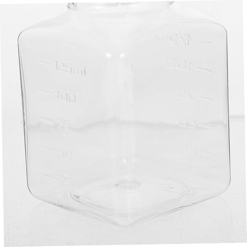 Luxshiny 125ML Plastic Graduated Serum Vial Bottles 2pcs Narrow Mouth Reagent Containers for Laboratory Use for Sample Storage and Dispensing in Kuwait