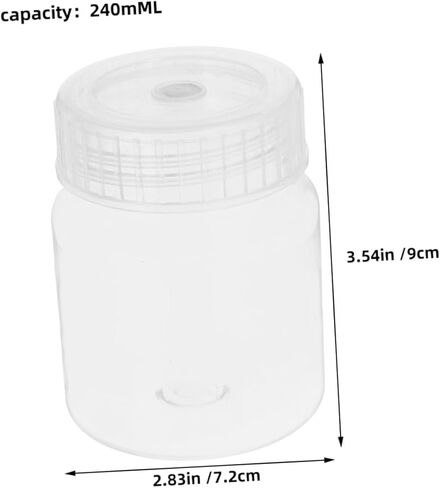 SUPVOX 4pcs Chemical Storage Bottle Laboratory Bottles Lab Reagent Tight Sealing Caps Wide Mouth Containers in Saudi Arabia