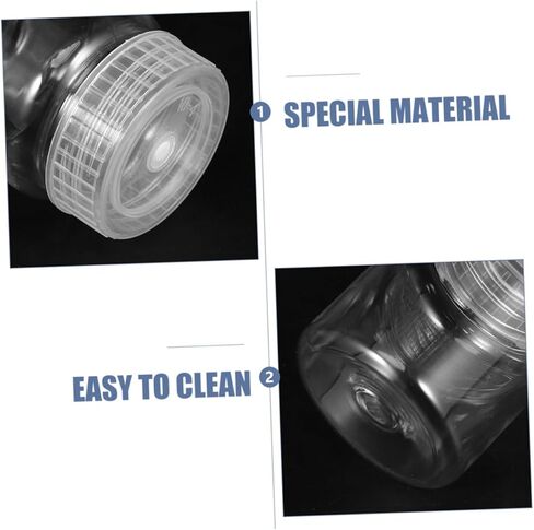 SUPVOX 4pcs Chemical Storage Bottle Laboratory Bottles Lab Reagent Tight Sealing Caps Wide Mouth Containers in Saudi Arabia