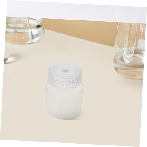 SUPVOX 4pcs Chemical Storage Bottle Laboratory Bottles Lab Reagent Tight Sealing Caps Wide Mouth Containers in Saudi Arabia