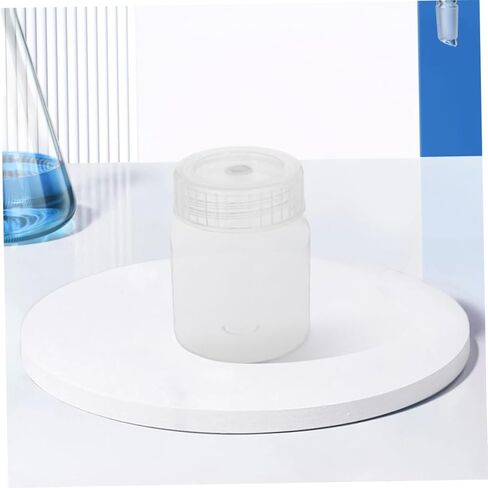 SUPVOX 4pcs Chemical Storage Bottle Laboratory Bottles Lab Reagent Tight Sealing Caps Wide Mouth Containers in Saudi Arabia