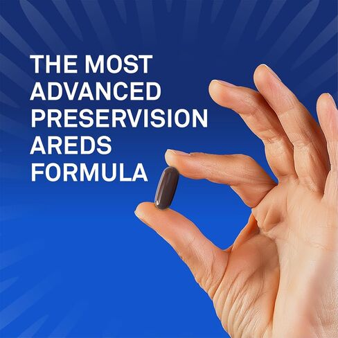 PreserVision AREDS3 Eye Vitamins, #1 Eye Doctor Recommended Brand, AREDS2 Formula with Additional 8 B-Vitamin Complex, Promotes Healthy Cellular Eye Function*, 3-in-1 Macular Supplement, 160 Softgels in Kuwait