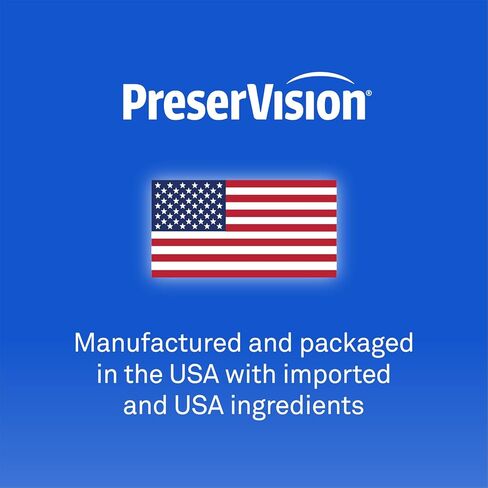 PreserVision AREDS3 Eye Vitamins, #1 Eye Doctor Recommended Brand, AREDS2 Formula with Additional 8 B-Vitamin Complex, Promotes Healthy Cellular Eye Function*, 3-in-1 Macular Supplement, 160 Softgels in Kuwait