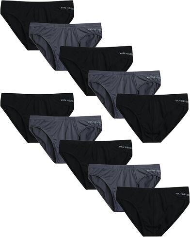 Van Heusen Men's Underwear - 10 Pack Quick Dry Performance Low Rise Briefs (S-XL) in Kuwait