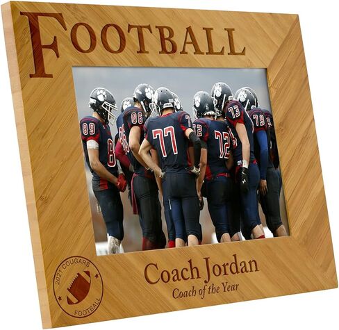 Coach Sports Themed Picture Frames - Include your Personal Text and 5 x 7" Photo (Track and Field) in Saudi Arabia