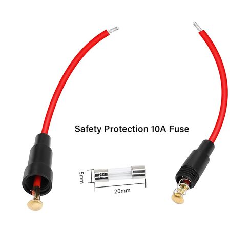 PNGKNYOCN 16 AWG 5x20 مم حامل الصمامات كابل من نوع المسمار المضمن لصمام زجاجي سريع النفخ (6 عبوات) in Saudi Arabia