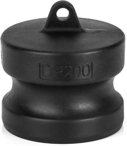 QWORK بولي بروبيلين نوع DP Cam & Groove Fitting - 2 "ذكر Camlock غبار التوصيل، 2 حزمة in Saudi Arabia