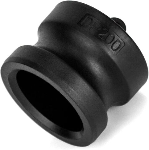 QWORK بولي بروبيلين نوع DP Cam & Groove Fitting - 2 "ذكر Camlock غبار التوصيل، 2 حزمة in Saudi Arabia