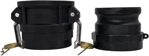 3 Inch Camlock Fittings Type A & D Polypropylene Cam and Groove Hose Fitting Kit with 3" Male & Female Camlock x 3" NPT Female, Cam and Groove Hose Couplings in Kuwait