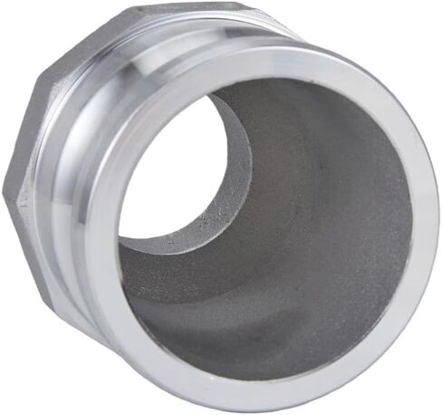 Aluminum Type FR Camlock Fitting, 3" Male Adapter x 2" Male Thread in Saudi Arabia