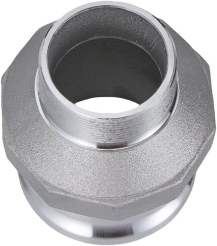 Aluminum Type FR Camlock Fitting, 3" Male Adapter x 2" Male Thread in Saudi Arabia