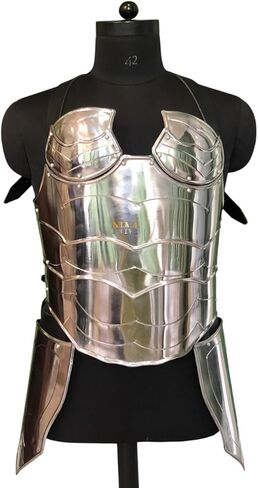 NauticalMart القرون الوسطى سيدة درع الصدر الصلب درع مشد الإناث Cuirass LARP تأثيري حلي LARP وعصر النهضة in Saudi Arabia