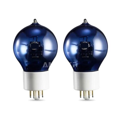 6SN7-BE Vacuum Tube Blue Glass Shell Plate Needle Replaces 6N8P 6H8C 6SN7(4 PCS) in Saudi Arabia