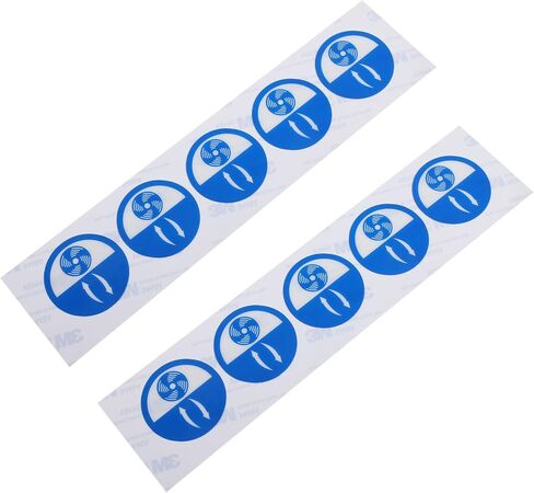 20pcs Equipment Vent Direction Stickers Machine Safety Warning Decals for Practical Use Easy to Apply Vent Indicator Labels in Saudi Arabia