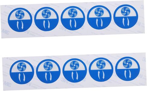 20pcs Equipment Vent Direction Stickers Machine Safety Warning Decals for Practical Use Easy to Apply Vent Indicator Labels in Saudi Arabia