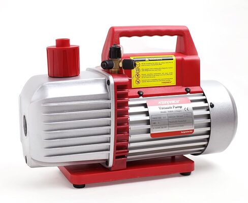 مضخة تفريغ احترافية ذات مرحلتين دوارة 8CFM (25 ميكرون، 3/4 حصان) لإعادة شحن مبردات التدفئة والتهوية وتكييف الهواء/التيار المتردد التلقائي، وتفريغ النبيذ أو الإيبوكسي، وحلب البقر أو الحمل، والطب، وتجهيز الأغذية وما إلى ذلك. in Kuwait