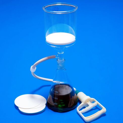 Manual vacuum pump hand, used to extract air from lab glass flask or glass bottle to creact vacuum environment in Kuwait