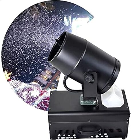Snow Machine, Professional Snow Maker Machine, with Remote Control, 180° Swing, Realistic Effect, for Outdoors Party Indoor Wedding Christmas in Kuwait