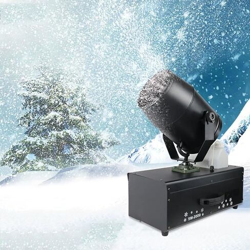 Snow Machine, Professional Snow Maker Machine, with Remote Control, 180° Swing, Realistic Effect, for Outdoors Party Indoor Wedding Christmas in Kuwait