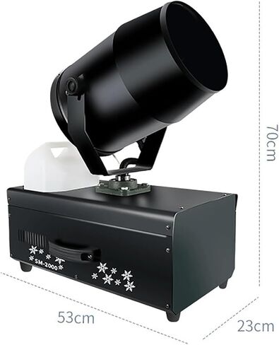 Snow Machine, Professional Snow Maker Machine, with Remote Control, 180° Swing, Realistic Effect, for Outdoors Party Indoor Wedding Christmas in Kuwait