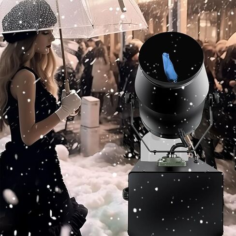 Snow Machine, Professional Snow Maker Machine, with Remote Control, 180° Swing, Realistic Effect, for Outdoors Party Indoor Wedding Christmas in Kuwait