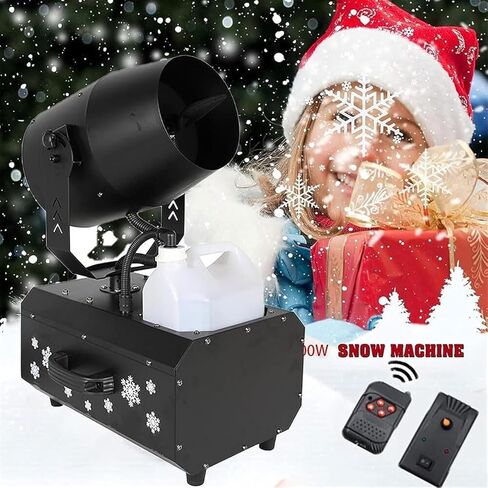 Outdoors Snow Machines, 2000W Party Snow Machine, with Remote Control, Flight Case, 6~8 Meters Spray Distance, for Wedding Party Holidays in Kuwait