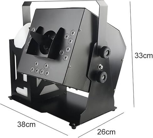 Portable Snow Machine, Artificial Fake Snow Machine, 50㎡ Cover Range and 10 M Spray Distance, Spray Angle Adjustable, for Stage Effect, Festival, Wedding in Kuwait