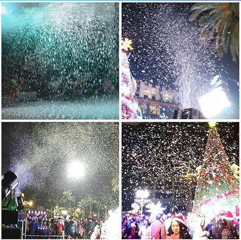 2000W Control Snow Machine, Commercial Outdoor Stage Snow Machine, 180° Swing Snowflake Blizzard Effect, Outdoor and Indoor in Kuwait
