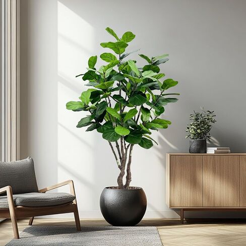 أوراق Filddle الاصطناعية TREE TREE 8FT ، FAUX TREE TREE INDOOR TREENTELSION TREEN in Kuwait