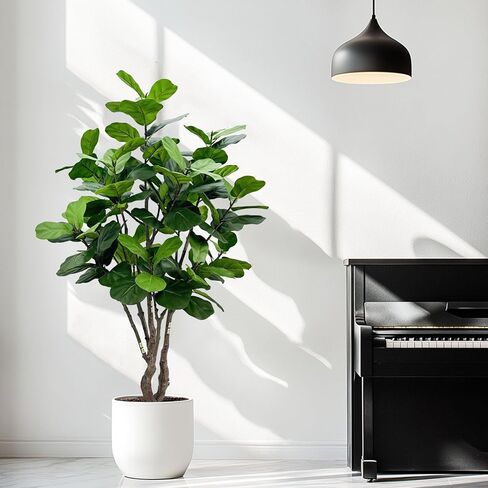 أوراق Filddle الاصطناعية TREE TREE 8FT ، FAUX TREE TREE INDOOR TREENTELSION TREEN in Kuwait