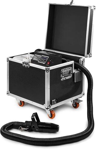 1500W Silent Snow Machine, High Powered Snow Machine On Wheels 20L Stage Production Professional Grade, for Party, Concert Snow Machine Music Festival in Kuwait