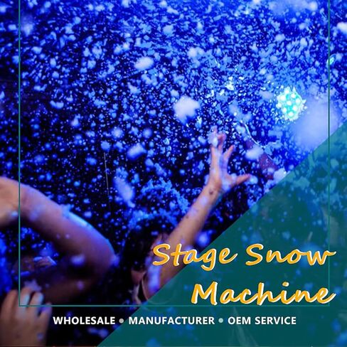 1500W Silent Snow Machine, High Powered Snow Machine On Wheels 20L Stage Production Professional Grade, for Party, Concert Snow Machine Music Festival in Kuwait