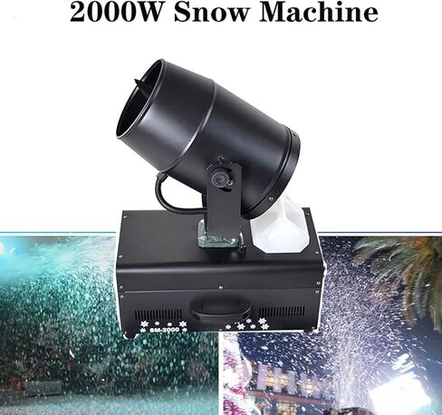 Commercial Stage Snow Machine, Party Snow Machine with Remote Control, Outdoor and Indoor, for Weddings, Wedding Scene, Party, Photography in Kuwait