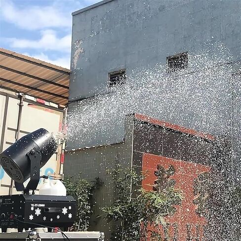 2000W Outdoor Snow Machine, Snowflake Spraying Machine, 180° Moving Head, Snowflake Maker, for Outdoors Party Indoor Wedding Christmas in Kuwait